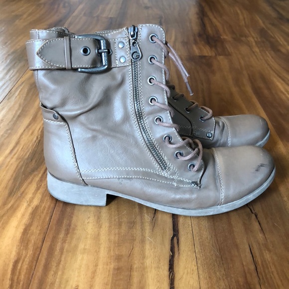 g by guess harlin motorcycle bootie
